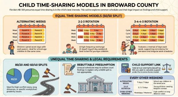 Sc2 What Are the Most Common Time-Sharing Schedules in Broward County?