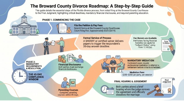 Sc5 How Does the Florida Divorce Filing and Service Process Work?