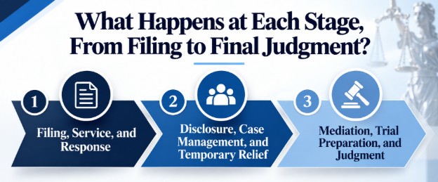 Sl4 What Happens at Each Stage, From Filing to Final Judgment?